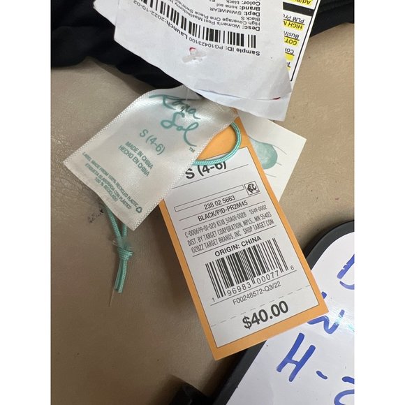 Women's Post Mastectomy High Neck One Piece Swimsuit Kona Sol Black Small - Picture 6 of 8